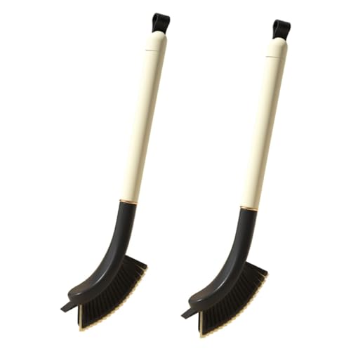 CONGARTENO 2 Stück Fenster Groove reinigungsbürste mit Langem Griff Tiefenwirksame Fugenbürste für Ecken Vielseitige Reinigung von Fensterrillen Küchen Badspalten Ergonomisch und Langlebig von CONGARTENO