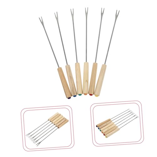 CONGARTENO 2 Stück Fonduegabeln Edelstahl mit Hitzebeständigem Eichenholzgriff Dessert Obstspieß Schokolade Käsefondue und Küchenbar Bpa frei Vielseitig für Snacks und Bbq Geeignet CONGARTENO 2 Stück Fonduegabeln Edelstahl mit Hitzebeständigem Eichenholzgriff Dessert Obstspieß Schokolade Käsefondue und Küchenbar Bpa frei Vielseitig für Snacks und Bbq Geeignet von CONGARTENO