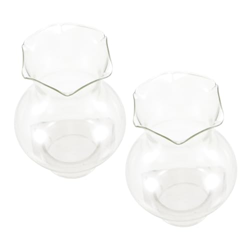 CONGARTENO 2 Stück Glas Lampenschirm Ersatzglas für Petroleumlampe Transparenter Glaszylinder Øcm Kleiner Lampenschirm für Kerosin Öllampen Vintage Retro Design Robustes Material Einfache CONGARTENO 2 Stück Glas Lampenschirm Ersatzglas für Petroleumlampe Transparenter Glaszylinder Øcm Kleiner Lampenschirm für Kerosin Öllampen Vintage Retro Design Robustes Material Einfache von CONGARTENO