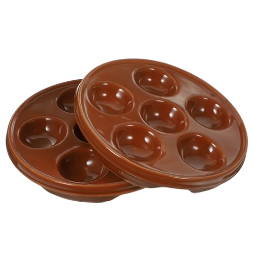 CONGARTENO 2 Stück Keramik Escargot Backform mit Vertiefungen Hitzebeständig und Spülmaschinenfest Rutschfeste Meeresfrüchte Backplatte für Ofen und Kühlschrank Praktische Schnecken Schale CONGARTENO 2 Stück Keramik Escargot Backform mit Vertiefungen Hitzebeständig und Spülmaschinenfest Rutschfeste Meeresfrüchte Backplatte für Ofen und Kühlschrank Praktische Schnecken Schale von CONGARTENO