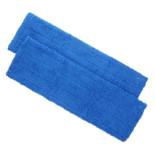 CONGARTENO 2 Stück Korallenvlies Mopptücher Ersatz wischmoppköpfe Wiederverwendbar Waschbar Praktisch für Hartholzböden Fliesen Marmor Bodenreinigung von CONGARTENO