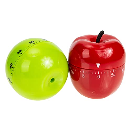 CONGARTENO 2 Stück Küchen Timer Mechanisch Apfel Design Einfache Nutzung für Kochen Lernen und Erinnerungen Klarer Alarmton für Zuhause CONGARTENO 2 Stück Küchen Timer Mechanisch Apfel Design Einfache Nutzung für Kochen Lernen und Erinnerungen Klarer Alarmton für Zuhause von CONGARTENO