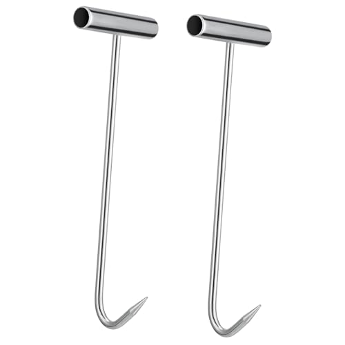 CONGARTENO 2 Stück Manhole Cover Lifting Hook aus Robustem Rostfreiem Eisen Lang Ergonomisch Geformt für Komfortables Greifen Vielseitig Einsetzbar zum Anheben von Schachtdeckeln und CONGARTENO 2 Stück Manhole Cover Lifting Hook aus Robustem Rostfreiem Eisen Lang Ergonomisch Geformt für Komfortables Greifen Vielseitig Einsetzbar zum Anheben von Schachtdeckeln und von CONGARTENO
