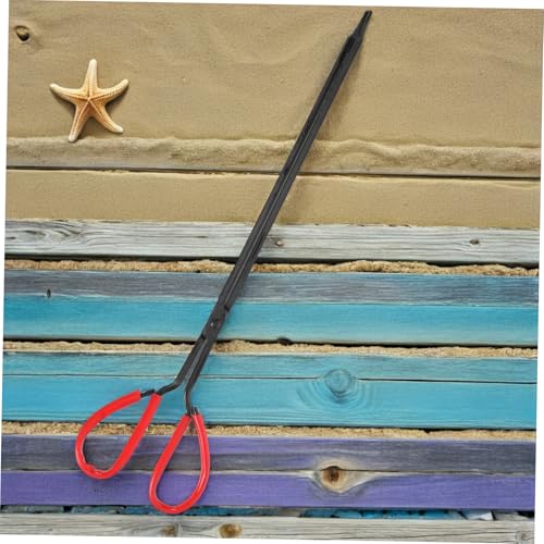 CONGARTENO 2 Stück Müllzange aus Ergonomische Abfallgreifer mit Langem Griff für Kaminholz Feuerstelle Camping und Müllaufnahme ohne Bücken Klappbar für Innen Außenbereich von CONGARTENO