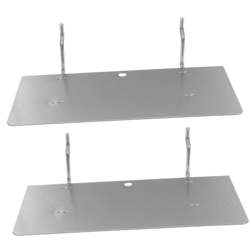 CONGARTENO 2 Stück Pegboard Regalhalter Stabile Wandregalträger Lochwand Zubehör für Werkstatt Bastelraum und Büro mit Hoher Tragfähigkeit Rostfrei Langlebig von CONGARTENO