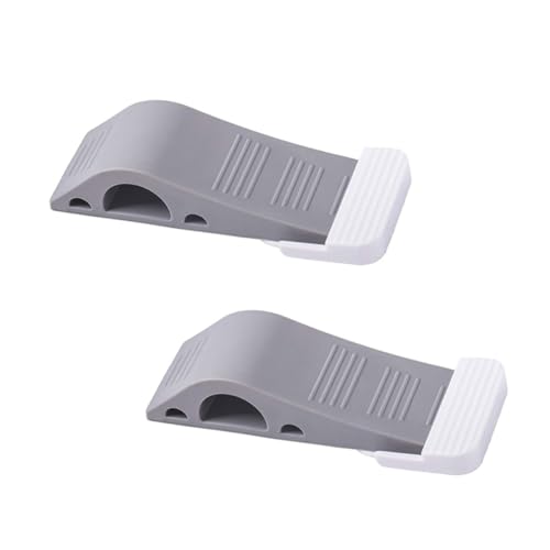 CONGARTENO 2 Stück Schwere Türkeile aus Geruchlosem Gummi mit Rutschfester Basis und Dekorativen Haltern Türstopper für Holz Fliesen Teppich für Zuhause Büro Schule von CONGARTENO