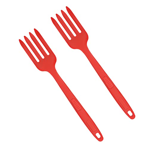 CONGARTENO 2 Stück Silikon Küchen Großgabel Ergonomische Spülmaschinenfeste Nudel mit Rutschfestem Griff Hitzebeständig und Leicht für Pasta Kochen und Servieren Haushalt und Gastronomie CONGARTENO 2 Stück Silikon Küchen Großgabel Ergonomische Spülmaschinenfeste Nudel mit Rutschfestem Griff Hitzebeständig und Leicht für Pasta Kochen und Servieren Haushalt und Gastronomie von CONGARTENO