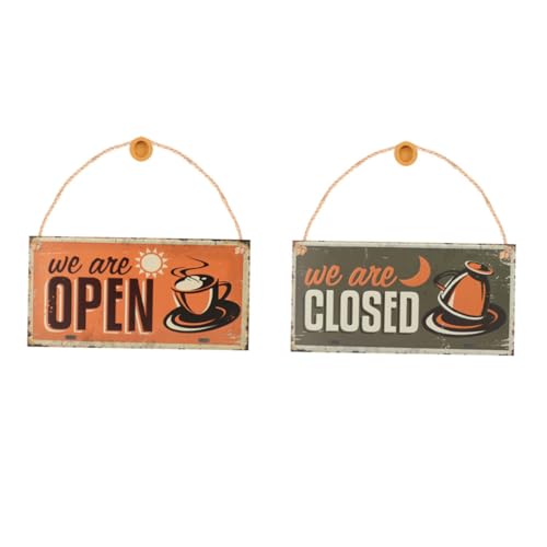 CONGARTENO 2 Stück Teiliges Holzschild im Retro Stil mit Kreativer Türhänger Funktion Rustikale Wanddekoration für Bar Garage und Zuhause Leicht mit Aufhängeseil Klassisches Vintage Design CONGARTENO 2 Stück Teiliges Holzschild im Retro Stil mit Kreativer Türhänger Funktion Rustikale Wanddekoration für Bar Garage und Zuhause Leicht mit Aufhängeseil Klassisches Vintage Design von CONGARTENO