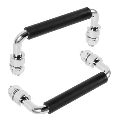 CONGARTENO 2 Stück Teiliges Klappbarer Tragegriff für Werkzeugkisten und Schränke Verchromter mit Gummibeschichtung Faltbarer Griff für Transportboxen und Industriegehäuse Einfach zu CONGARTENO 2 Stück Teiliges Klappbarer Tragegriff für Werkzeugkisten und Schränke Verchromter mit Gummibeschichtung Faltbarer Griff für Transportboxen und Industriegehäuse Einfach zu von CONGARTENO