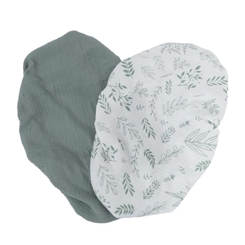 CONGARTENO 2 Stück Teiliges Spannbettlaken aus Atmungsaktiver Baumwolle Weiche Bassinet Matratzenbezüge Passend für Wiege Stubenwagen und Beistellbett Maschinenwaschbar und Hautfreundlich für von CONGARTENO