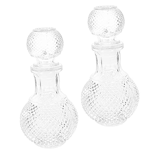 CONGARTENO 2 Stück Teiliges Transparentes Weinglas Multifunktionale Whiskey Dekanter Flasche aus Klarglas für Rot und Weißwein als für Weinliebhaber von CONGARTENO