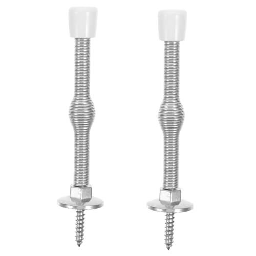 CONGARTENO 2 Stück Teiliges Türanschlag Verstellbar Rostfrei Geräuschdämpfend Wand Möbelschoner für Schlafzimmer Badezimmer Wohnzimmer Büro von CONGARTENO