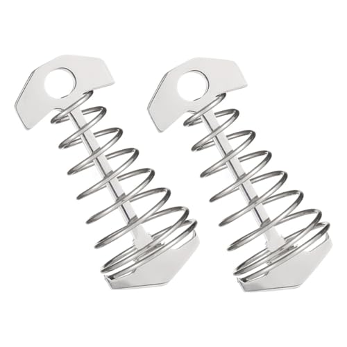 CONGARTENO 2 Stück Teiliges Zelt Erdnägel aus Edelstahl Draht Design Federhaken für Festen Halt Rostfrei Geeignet für Harte Böden als Camping Zelt Heringe zur Stabilen Befestigung von CONGARTENO