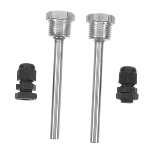 CONGARTENO 2 Stück Temperatursensor Ersatz Thermoelement Thermometer Thermoelemente Thermoelement Ersatz Thermowells Universal Thermoelemente Thermopaare Silber CONGARTENO 2 Stück Temperatursensor Ersatz Thermoelement Thermometer Thermoelemente Thermoelement Ersatz Thermowells Universal Thermoelemente Thermopaare Silber von CONGARTENO