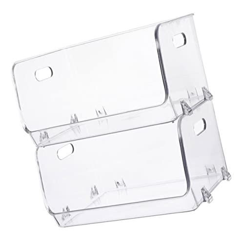 CONGARTENO 2 Stück Transparenter Stapelbarer Aufbewahrungsbox aus Leichtem Pet mit Stabilem Boden Verschleißfest und Bruchbeständig Vielseitig als Schmink Sundries Organizer für Tisch und CONGARTENO 2 Stück Transparenter Stapelbarer Aufbewahrungsbox aus Leichtem Pet mit Stabilem Boden Verschleißfest und Bruchbeständig Vielseitig als Schmink Sundries Organizer für Tisch und von CONGARTENO