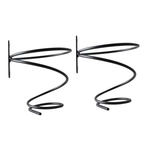 CONGARTENO 2stücke Wandmontiertes Weinflaschenhalter Spiraldraht-Metall Weinregal Mit Schrauben Flaschenregal Für Weinpräsentation Und Lagerung Zu Hause Bar von CONGARTENO