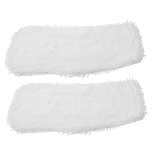 CONGARTENO 2 Stück Waschbare Mop ersatzpads aus Mikrofaser Abnehmbarer Mop kopf Langlebig und Vielseitig für Haus Küchenreinigung Schnelle Reinigung durch Einfache Austauschbarkeit von CONGARTENO