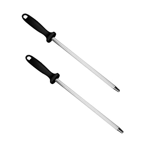 CONGARTENO 2 Stück Wetzstab Professioneller Messerschärfer für Küchenmesser Multi Funktionales Schärfwerkzeug aus Robustem und für Stumpfe Klingen CONGARTENO 2 Stück Wetzstab Professioneller Messerschärfer für Küchenmesser Multi Funktionales Schärfwerkzeug aus Robustem und für Stumpfe Klingen von CONGARTENO