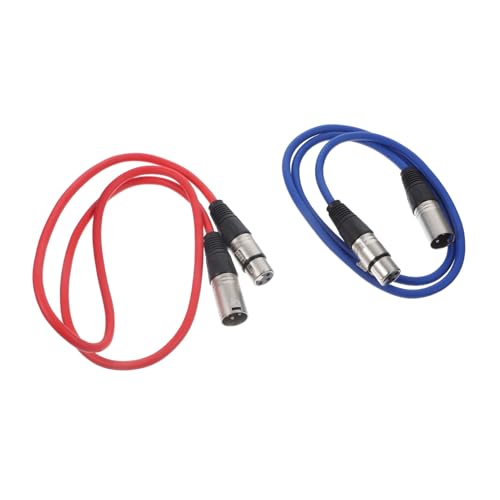 CONGARTENO 2 Stück Xlr Mikrofonkabel Balanced Audio Kabel mit Sauerstofffreiem Kupfer Langlebig und Störungsarm Kompatibel mit Mikrofonen Mischpulten Verstärkern und Lautsprechern Rot Blau CONGARTENO 2 Stück Xlr Mikrofonkabel Balanced Audio Kabel mit Sauerstofffreiem Kupfer Langlebig und Störungsarm Kompatibel mit Mikrofonen Mischpulten Verstärkern und Lautsprechern Rot Blau von CONGARTENO