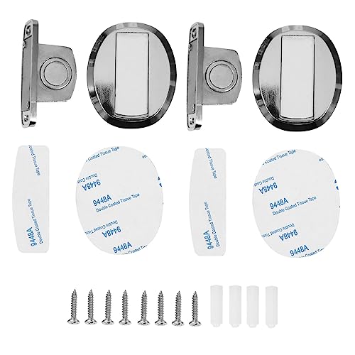 CONGARTENO 2 Stück Zinklegierung Türstopper Magnetisch Unsichtbarer Türhalter Bodentürstopper Kratzfest Lautlos Türen Fixieren Wand Türschutz Robust Elegant von CONGARTENO