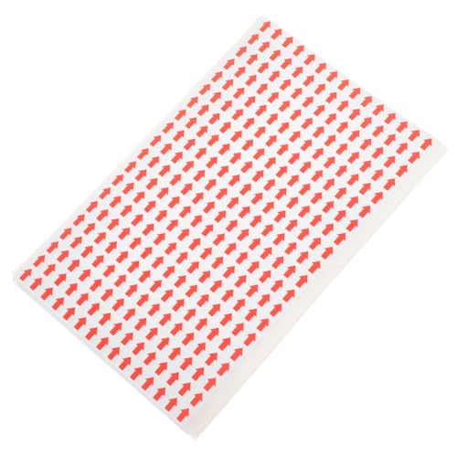 CONGARTENO 20 Blatt Aufkleber Selbstklebend Stark Haftend Wetterfest Richtungsschilder Orientierungspfeile Für Lager Büro Schule Markierung von CONGARTENO