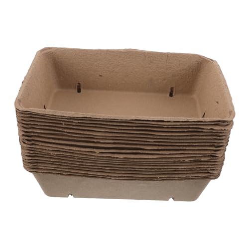 CONGARTENO 20 Stück Pulp Faser Obst und Gemüseschalen Kleine Belüftete Beerenkörbe für Erdbeeren Blaubeeren und Himbeeren Natürlicher Papierschalen Tray für Bauernmärkte und Obstpflücken CONGARTENO 20 Stück Pulp Faser Obst und Gemüseschalen Kleine Belüftete Beerenkörbe für Erdbeeren Blaubeeren und Himbeeren Natürlicher Papierschalen Tray für Bauernmärkte und Obstpflücken von CONGARTENO