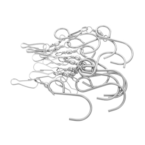 CONGARTENO 20 Stück Teiliges Drehbare Haken für Vogelfutterspender und Windspiele Edelstahl S haken mit Hoher Tragkraft Stabiler Aufhängeclip für Garten Blumenampeln und Dekoration CONGARTENO 20 Stück Teiliges Drehbare Haken für Vogelfutterspender und Windspiele Edelstahl S haken mit Hoher Tragkraft Stabiler Aufhängeclip für Garten Blumenampeln und Dekoration von CONGARTENO