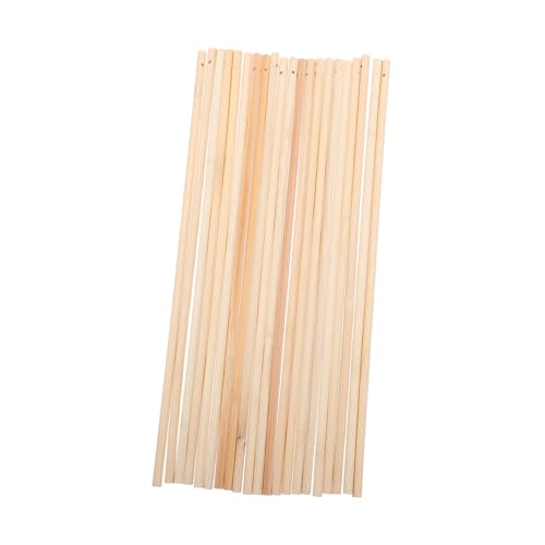 CONGARTENO 20 Stück Teiliges Holz Praktische Handheld Laternenstäbe ohne Grate für Laternenumzug DIY Laternenbasteln und Outdoor-Dekoration von CONGARTENO