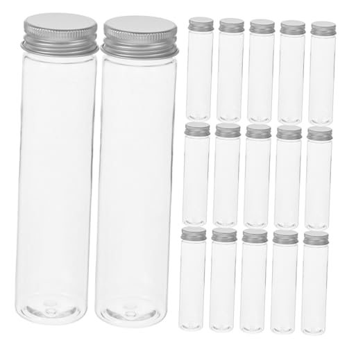 CONGARTENO 20 Stück Teiliges Klare Kunststoff testbehälter mit Flachem Boden Hitzebeständige Reagenzgläser für Labor Blumen Gewürze Transparente Aufbewahrungsröhren für Effiziente Verpackung CONGARTENO 20 Stück Teiliges Klare Kunststoff testbehälter mit Flachem Boden Hitzebeständige Reagenzgläser für Labor Blumen Gewürze Transparente Aufbewahrungsröhren für Effiziente Verpackung von CONGARTENO