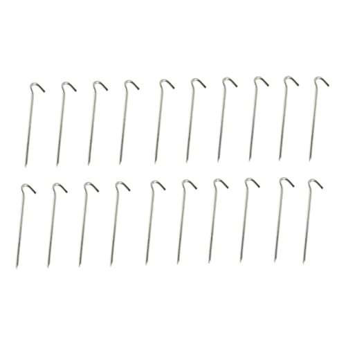 CONGARTENO 20 Stück Teiliges Zelt heringe aus Robustem Stahl Fragezeichen Form Stabile Bodenanker für Outdoor Camping Einsetzbar zum Befestigen von Zelten Planen und Pavillons CONGARTENO 20 Stück Teiliges Zelt heringe aus Robustem Stahl Fragezeichen Form Stabile Bodenanker für Outdoor Camping Einsetzbar zum Befestigen von Zelten Planen und Pavillons von CONGARTENO
