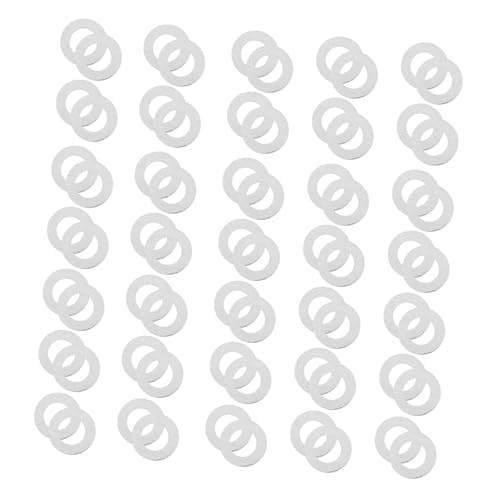 CONGARTENO 200 Stück Metall Flachscheiben Unterlegscheiben für Brillenschrauben Kompatibel mit Randlosen Brillenfassungen Robuste Optische Schraubenbefestigung Schnelles Reparaturzubehör für von CONGARTENO