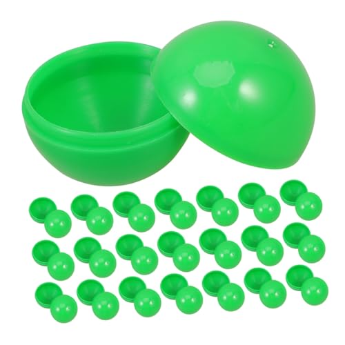 CONGARTENO 25 Stück Teiliges Grüne Aufklappbare Kunststoff Lotteriekugeln Wiederverwendbare Party und Raffle Bälle zum Befüllen mit Süßigkeiten für Spiele Dekoration und Gewinnziehung CONGARTENO 25 Stück Teiliges Grüne Aufklappbare Kunststoff Lotteriekugeln Wiederverwendbare Party und Raffle Bälle zum Befüllen mit Süßigkeiten für Spiele Dekoration und Gewinnziehung von CONGARTENO