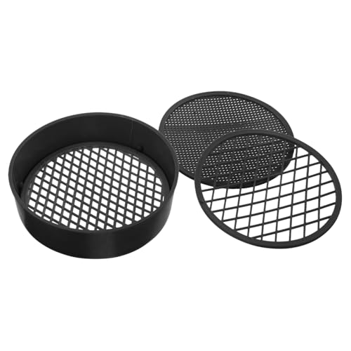 CONGARTENO 3 Stück Handliches Gartensieb aus Kunststoff mit Maschenweiten Feines Bodensieb für Präzises Filtern von Erde Kompost Sand Vielseitiges Gartengerät für Gartenarbeit und Forschung CONGARTENO 3 Stück Handliches Gartensieb aus Kunststoff mit Maschenweiten Feines Bodensieb für Präzises Filtern von Erde Kompost Sand Vielseitiges Gartengerät für Gartenarbeit und Forschung von CONGARTENO