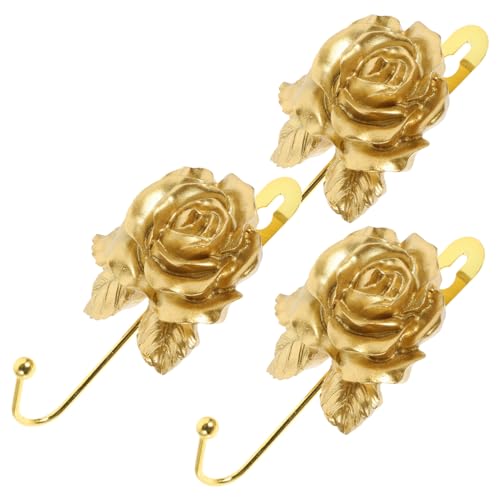 CONGARTENO 3 Stück Herzförmiger Rosen Wandhaken aus Resin Multifunktionaler Farbiger Einzelhaken für Küche Bad Flur zur Aufhängung von Mänteln Handtüchern Taschen und Schlüssel Dekoratives CONGARTENO 3 Stück Herzförmiger Rosen Wandhaken aus Resin Multifunktionaler Farbiger Einzelhaken für Küche Bad Flur zur Aufhängung von Mänteln Handtüchern Taschen und Schlüssel Dekoratives von CONGARTENO
