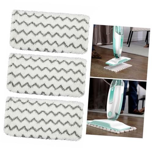 CONGARTENO 3 Stück Mikrofaser Ersatzbezüge für Dampfmopp Waschbare Wischmopp Pads Stark Saugfähig Für Holz Fliesen Stein Böden Geeignet CONGARTENO 3 Stück Mikrofaser Ersatzbezüge für Dampfmopp Waschbare Wischmopp Pads Stark Saugfähig Für Holz Fliesen Stein Böden Geeignet von CONGARTENO