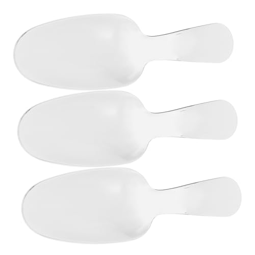 CONGARTENO 3 Stück Short Handle Edelstahl Dessertlöffel Rostfreier Tee Lebensmittellöffel Glatte Oberfläche Vielseitig für Aromatisierten Tee Küche und Büro Geeignet von CONGARTENO
