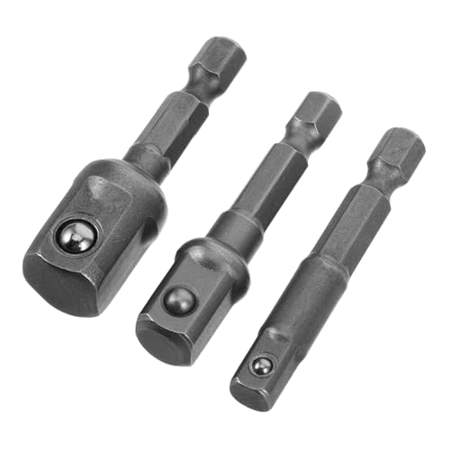 CONGARTENO 3 Stück Teiliges Steckdosen Adapter Robuster Mechanismus Kompatibel mit Bohrmaschinen Schnelle und Sichere Verbindung für Vielseitige Elektrowerkzeug Anwendungen CONGARTENO 3 Stück Teiliges Steckdosen Adapter Robuster Mechanismus Kompatibel mit Bohrmaschinen Schnelle und Sichere Verbindung für Vielseitige Elektrowerkzeug Anwendungen von CONGARTENO
