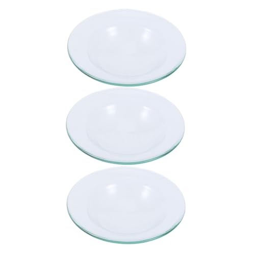 CONGARTENO 3 Stück Transparente Glas wachswärmer Schalen Runde Duftölschalen für Ätherische Öle und Kerzenwärmer Hitzebeständige Aromatherapie Teller Einfach zu Reinigen CONGARTENO 3 Stück Transparente Glas wachswärmer Schalen Runde Duftölschalen für Ätherische Öle und Kerzenwärmer Hitzebeständige Aromatherapie Teller Einfach zu Reinigen von CONGARTENO