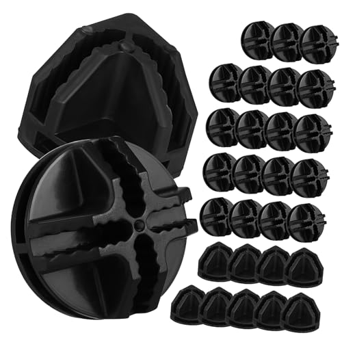 CONGARTENO 30 Stück Teiliges Kunststoff verbindungsstück Drahtwürfel Robuste Steckverbinder mit Verriegelungsschlitzen Kompatibel für Modulare Schrank Regalsysteme Einfache Montage für CONGARTENO 30 Stück Teiliges Kunststoff verbindungsstück Drahtwürfel Robuste Steckverbinder mit Verriegelungsschlitzen Kompatibel für Modulare Schrank Regalsysteme Einfache Montage für von CONGARTENO