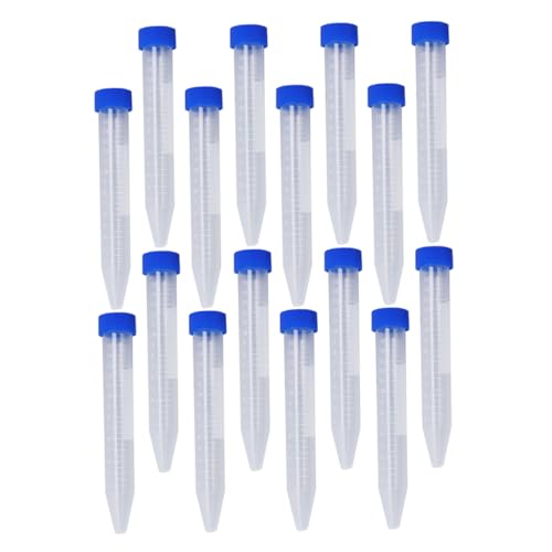CONGARTENO 30 Stück Urinsedimentröhrchen Reagenzgläser Mit Schraubverschluss Reagenzgläser Mit Deckel Zentrifugenröhrchen Fläschchen Laborröhrchen Röhrchen Für Wissenschaftliche CONGARTENO 30 Stück Urinsedimentröhrchen Reagenzgläser Mit Schraubverschluss Reagenzgläser Mit Deckel Zentrifugenröhrchen Fläschchen Laborröhrchen Röhrchen Für Wissenschaftliche von CONGARTENO