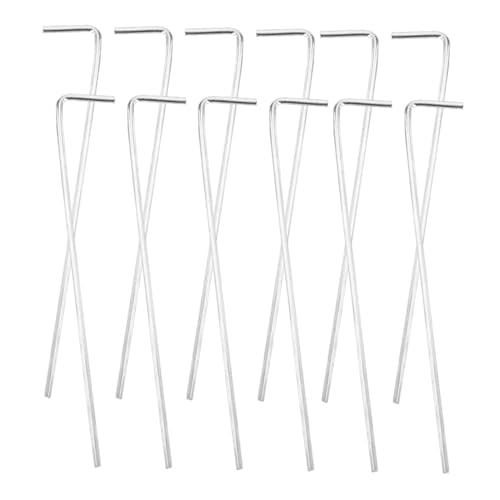 CONGARTENO 32 Stück Teiliges Zelt heringe aus Robustem Eisen Camping Bodenanker mit Haken Langlebige Zeltheringe zur Befestigung von Zelten Markisen und Sonnendächern im Outdoor Bereich CONGARTENO 32 Stück Teiliges Zelt heringe aus Robustem Eisen Camping Bodenanker mit Haken Langlebige Zeltheringe zur Befestigung von Zelten Markisen und Sonnendächern im Outdoor Bereich von CONGARTENO