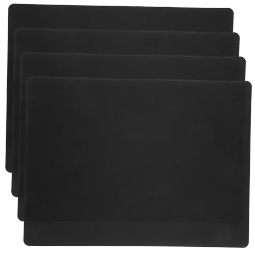 CONGARTENO 4stücke Teiliges Silikon Tischset rutschfest Und Hitzebeständig Für Platzsparende Aufbewahrung Für Esszimmer Und Küche von CONGARTENO