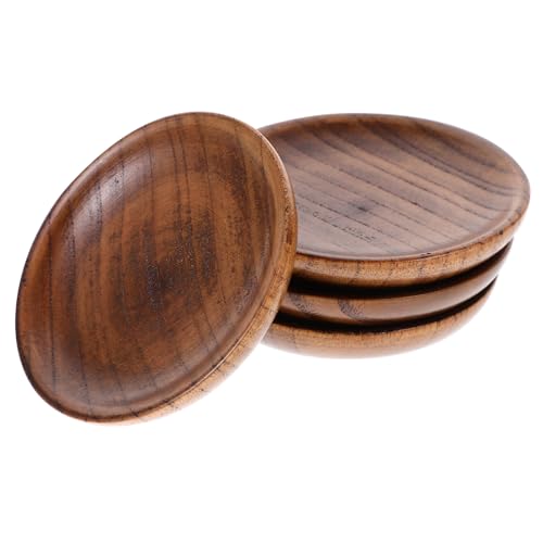 CONGARTENO 4 Stück Teiliges Dip Schalen aus Holz Runde Form Leichte und Rutschfeste Gewürzschalen Vielseitig Verwendbar für Soßen Desserts und Beilagen für Restaurant und Catering CONGARTENO 4 Stück Teiliges Dip Schalen aus Holz Runde Form Leichte und Rutschfeste Gewürzschalen Vielseitig Verwendbar für Soßen Desserts und Beilagen für Restaurant und Catering von CONGARTENO