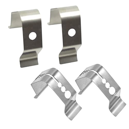 CONGARTENO 4 Stück Teiliges Edelstahl Bbq Thermometer Clip Hitzebeständige Grillzangen für Präzise Fleischtemperatur Einfacher Befestigungsklammer für Grill Räucherofen und Ofen Sichere CONGARTENO 4 Stück Teiliges Edelstahl Bbq Thermometer Clip Hitzebeständige Grillzangen für Präzise Fleischtemperatur Einfacher Befestigungsklammer für Grill Räucherofen und Ofen Sichere von CONGARTENO