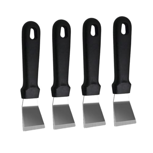 CONGARTENO 4 Stück Teiliges Edelstahl Reinigungsschaber Ergonomischer Griff Mehrzweck Haushalts Schaber Entferner für Kleberückstände Fliesen Herd Glas und Ceranfeld CONGARTENO 4 Stück Teiliges Edelstahl Reinigungsschaber Ergonomischer Griff Mehrzweck Haushalts Schaber Entferner für Kleberückstände Fliesen Herd Glas und Ceranfeld von CONGARTENO