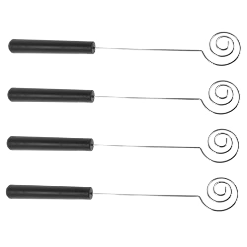 CONGARTENO 4 Stück Teiliges Edelstahl Schokoladen-tauchgabel Spiralgriff für Fondue Kuchen Candy-dekoration Multifunktionale Backhelfer für Diy-backprojekte und Partys von CONGARTENO