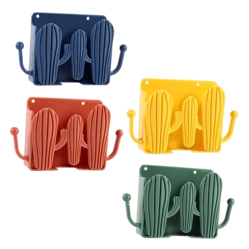 CONGARTENO 4 Stück Teiliges Kaktus Wandphone Rack aus Selbstklebender Mehrzweck Halter für Handy und Fernbedienung Platzsparende Wandmontage Aufbewahrung für Wohnzimmer Küche Bad CONGARTENO 4 Stück Teiliges Kaktus Wandphone Rack aus Selbstklebender Mehrzweck Halter für Handy und Fernbedienung Platzsparende Wandmontage Aufbewahrung für Wohnzimmer Küche Bad von CONGARTENO