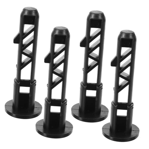 CONGARTENO 4 Stück Teiliges Mülltonnenverschluss Nylon Stifte für Outdoor Mülltonnen mit Einfache Montage Langlebige Mülltonnendeckel Verriegelung Zubehör von CONGARTENO