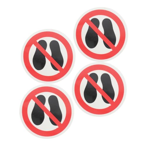 CONGARTENO 4 Stück Teiliges Nicht Betreten Selbstklebend Wetterfeste Sicherheitskennzeichnung für Innen und Außen Auffällige Vinyl aufkleber zur Unfallverhütung in Öffentlichen Bereichen CONGARTENO 4 Stück Teiliges Nicht Betreten Selbstklebend Wetterfeste Sicherheitskennzeichnung für Innen und Außen Auffällige Vinyl aufkleber zur Unfallverhütung in Öffentlichen Bereichen von CONGARTENO