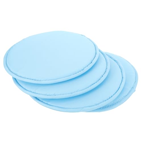 CONGARTENO 4 Stück Teiliges Rundes Sitzkissen Tragbar Leichtes Outdoor Polster für Gartenstühle und Picknick Vielseitig Verwendbar Komfortabel und Schmutzabweisend von CONGARTENO